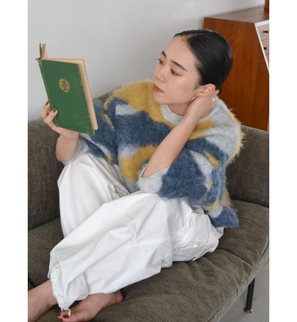 Ungrid「シャギージャカードニット」|ニット・セーター|