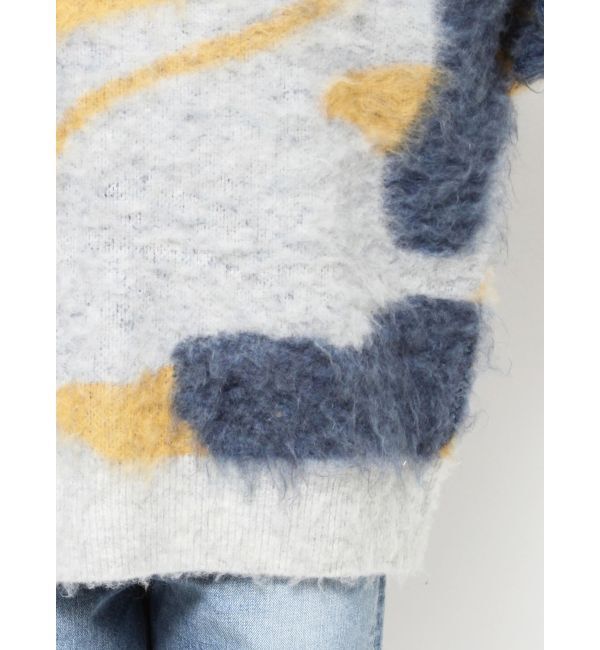 Ungrid「シャギージャカードニット」|ニット・セーター|