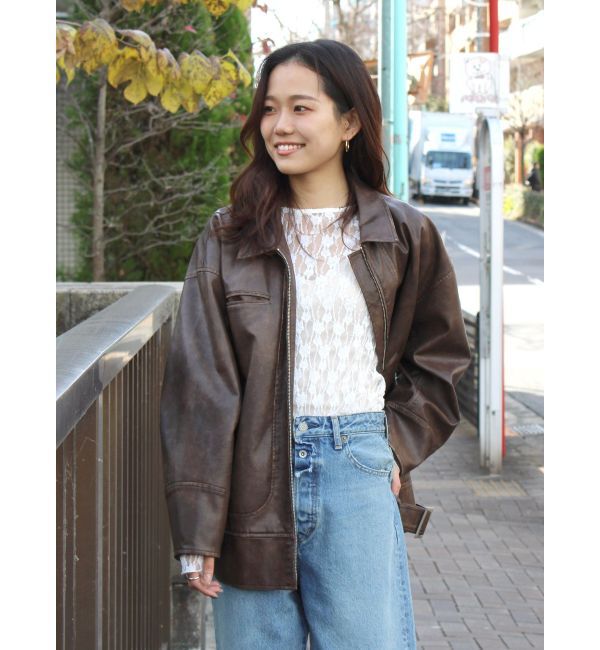 Ungrid「シアーレースロングスリーブTee」|Tシャツ・カットソー|