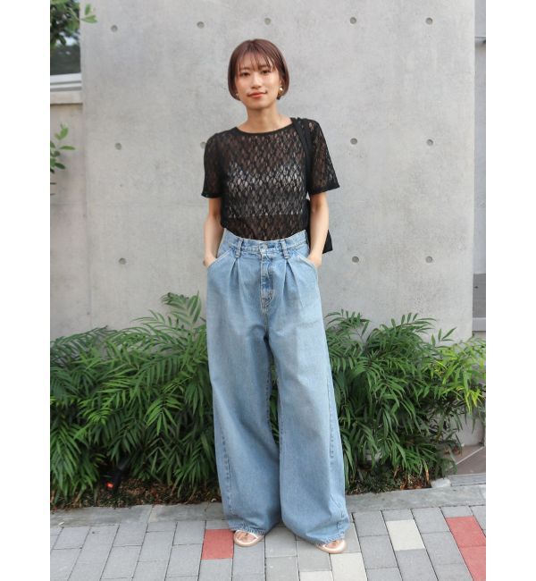 Ungrid「バックオープンレースTee」|Tシャツ・カットソー|