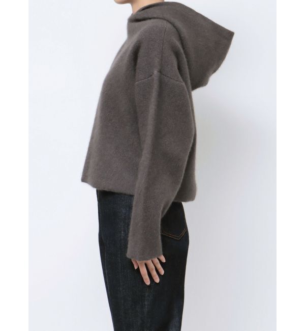 LAGUNAMOON「CHNラクーンショートニットパーカー」|ニット・セーター|