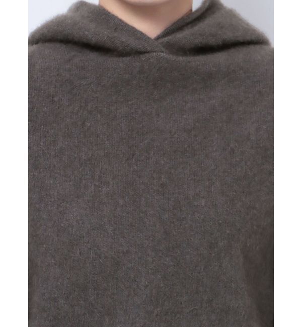 LAGUNAMOON「CHNラクーンショートニットパーカー」|ニット・セーター|