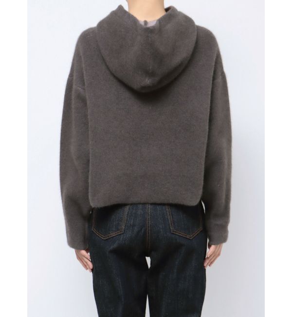 LAGUNAMOON「CHNラクーンショートニットパーカー」|ニット・セーター|