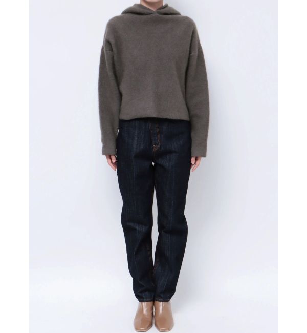 LAGUNAMOON「CHNラクーンショートニットパーカー」|ニット・セーター|