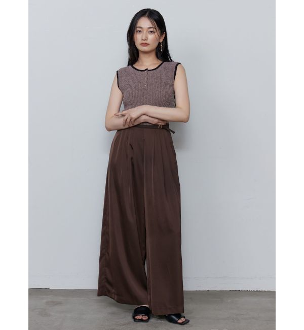 LAGUNAMOON「【追加生産】ミニマルメランジニットプルオーバー」|ニット・セーター|