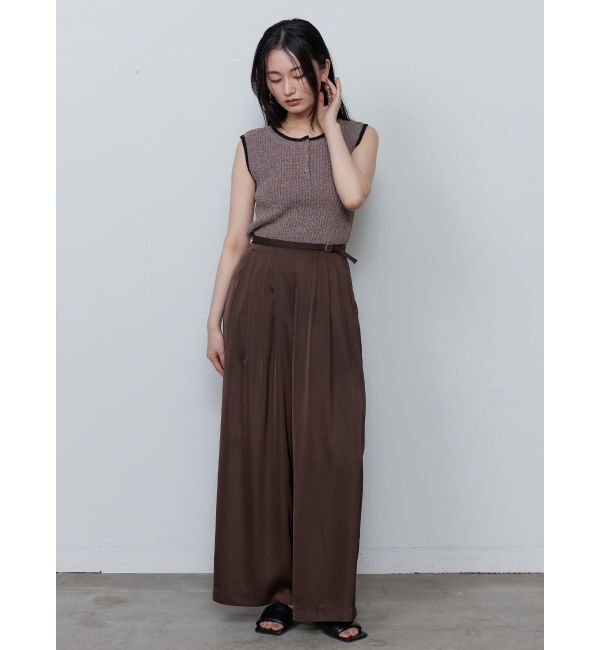 LAGUNAMOON「【追加生産】ミニマルメランジニットプルオーバー」|ニット・セーター|