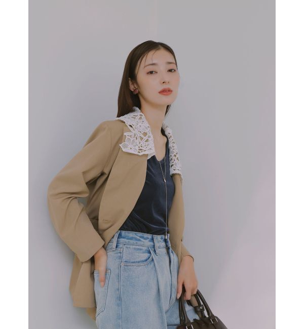 LAGUNAMOON「2WAYライトベロアタンク」|タンクトップ|