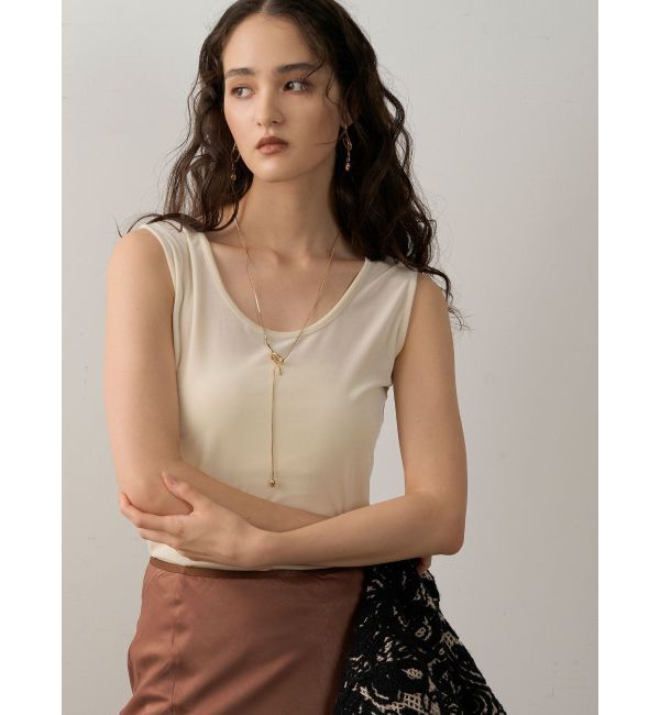 LAGUNAMOON「2WAYライトベロアタンク」|タンクトップ|