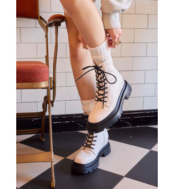 EVRIS「レースアップインソールワークブーツ」|ショートブーツ|