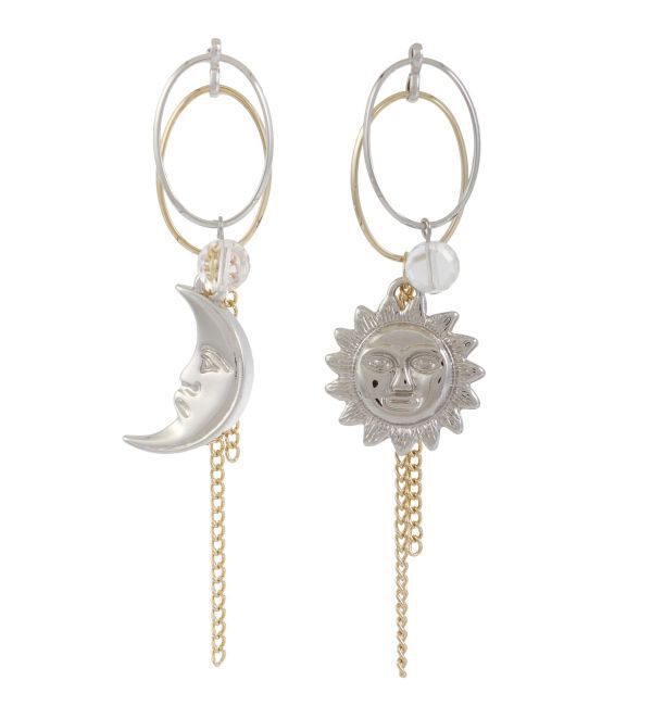 EVRIS「SUNNY MOTIFデザインピアス」|ピアス|シルバー