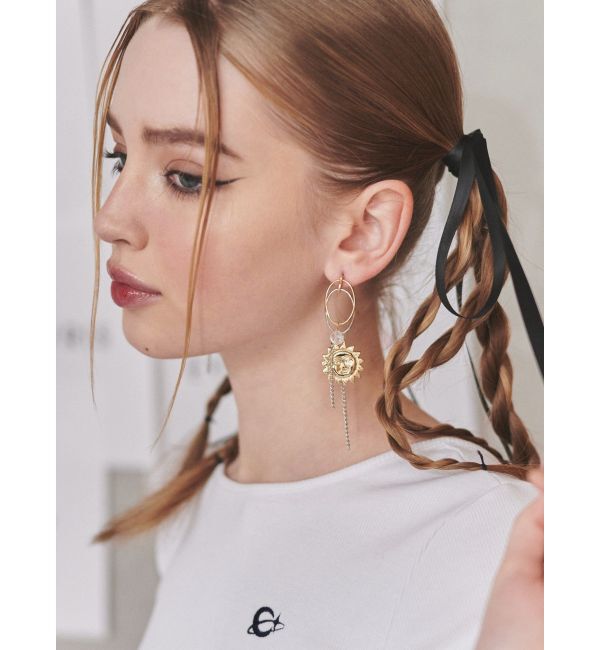EVRIS「SUNNY MOTIFデザインピアス」|ピアス|