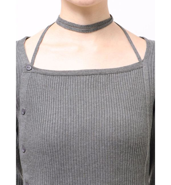 EVRIS「タイトニットミニワンピース」|ワンピース|