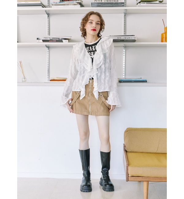 jouetie「フロントフリルブラウス」|シャツ・ブラウス|