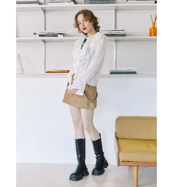 jouetie「フロントフリルブラウス」|シャツ・ブラウス|