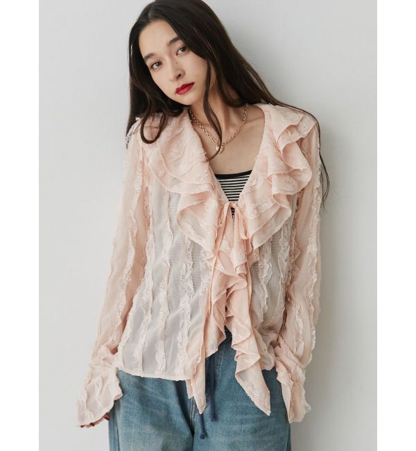 jouetie「フロントフリルブラウス」|シャツ・ブラウス|