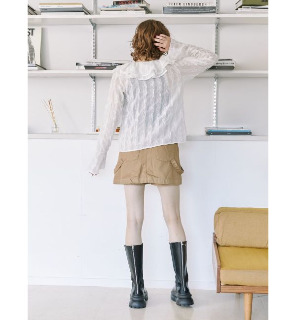 jouetie「フロントフリルブラウス」|シャツ・ブラウス|