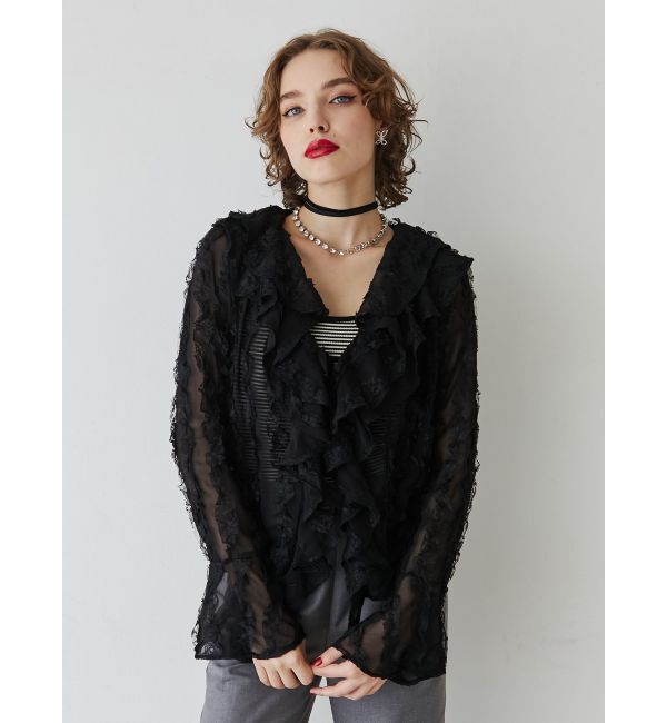 jouetie「フロントフリルブラウス」|シャツ・ブラウス|