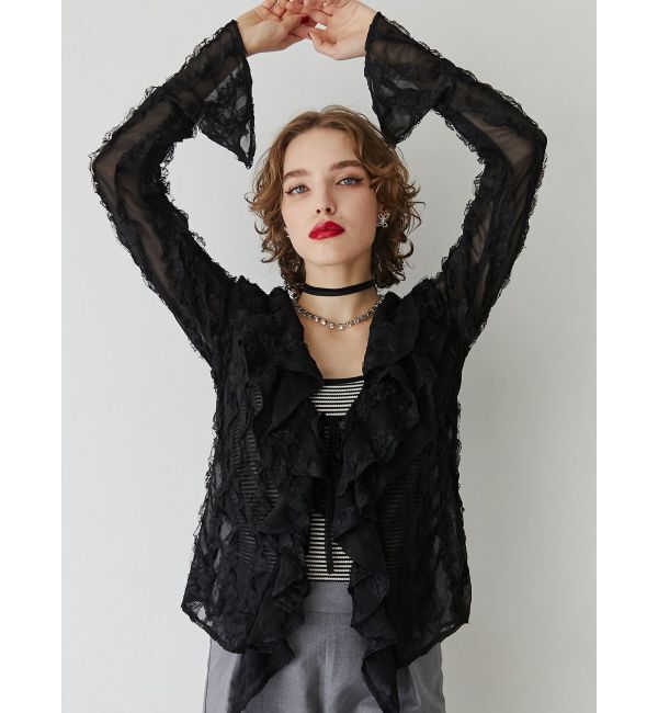 jouetie「フロントフリルブラウス」|シャツ・ブラウス|