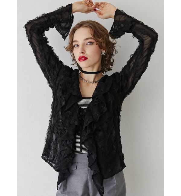 jouetie「フロントフリルブラウス」|シャツ・ブラウス|