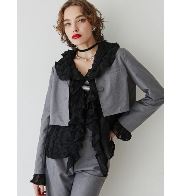 jouetie「フロントフリルブラウス」|シャツ・ブラウス|
