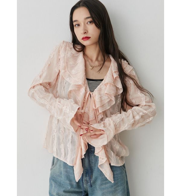 jouetie「フロントフリルブラウス」|シャツ・ブラウス|