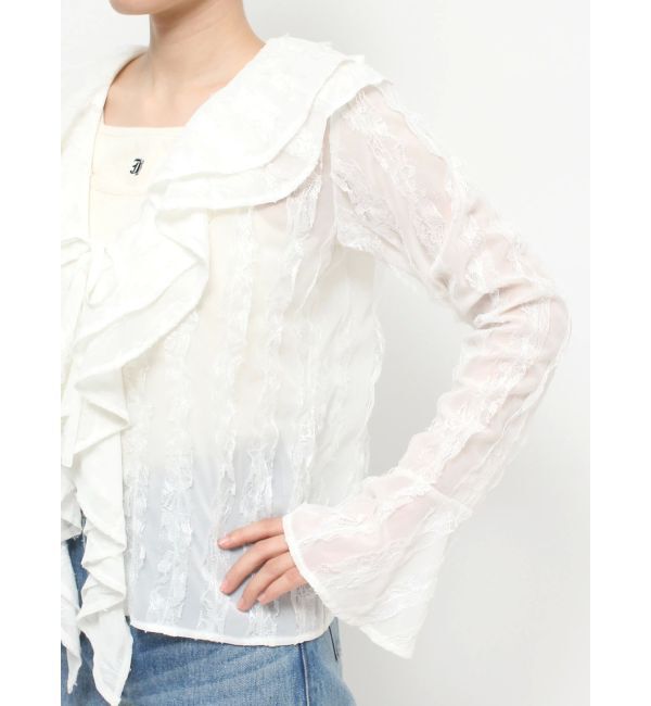 jouetie「フロントフリルブラウス」|シャツ・ブラウス|