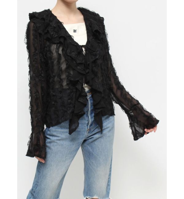 jouetie「フロントフリルブラウス」|シャツ・ブラウス|