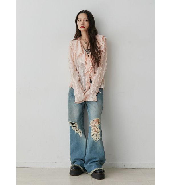 jouetie「フロントフリルブラウス」|シャツ・ブラウス|