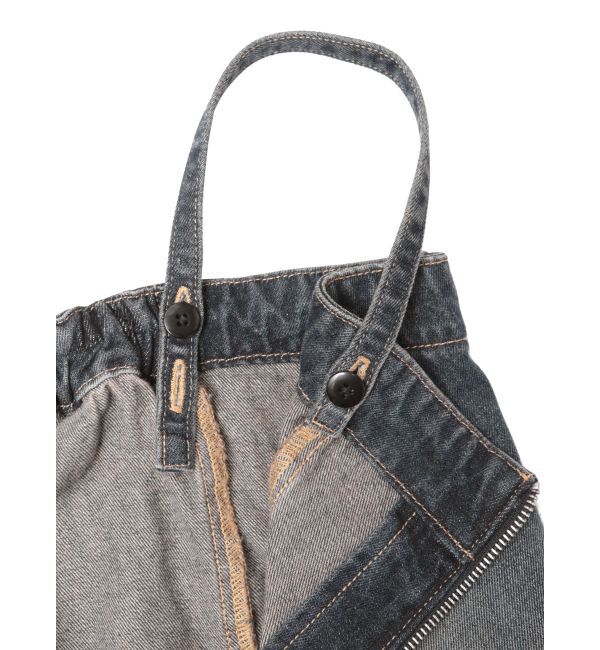 jouetie「タックプリーツデニムキャミワンピース」|ワンピース|