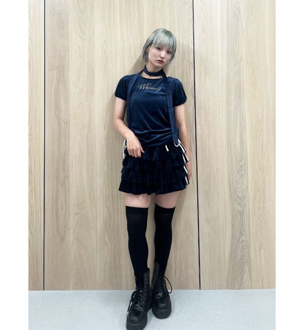 jouetie「ベロアチョーカートップス」|Tシャツ・カットソー|