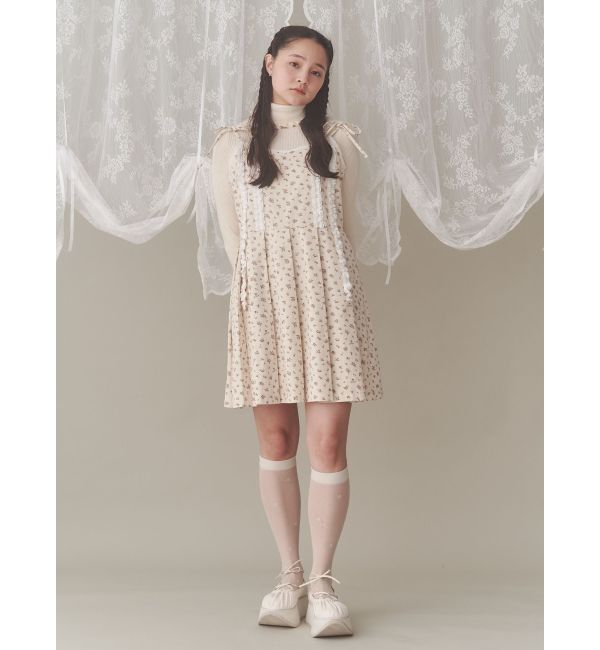 merry jenny「レースアップギャザー厚底シューズ」|その他|