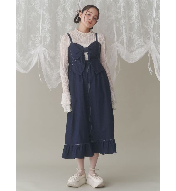 merry jenny「レースアップギャザー厚底シューズ」|その他|