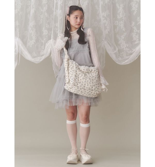 merry jenny「レースアップギャザー厚底シューズ」|その他|