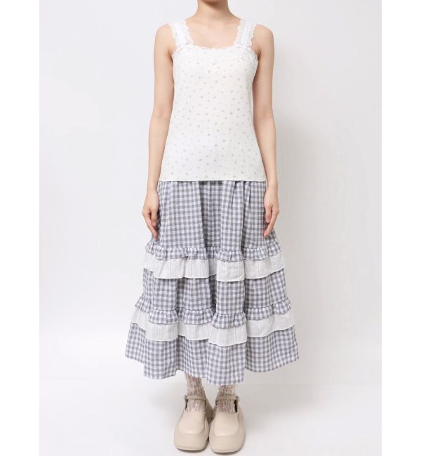 merry jenny「flower camisole tops」|キャミソール|