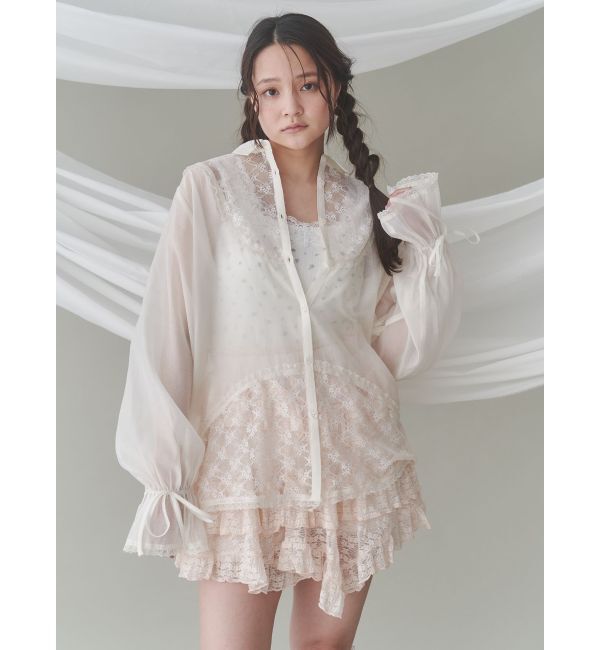 merry jenny「flower camisole tops」|キャミソール|