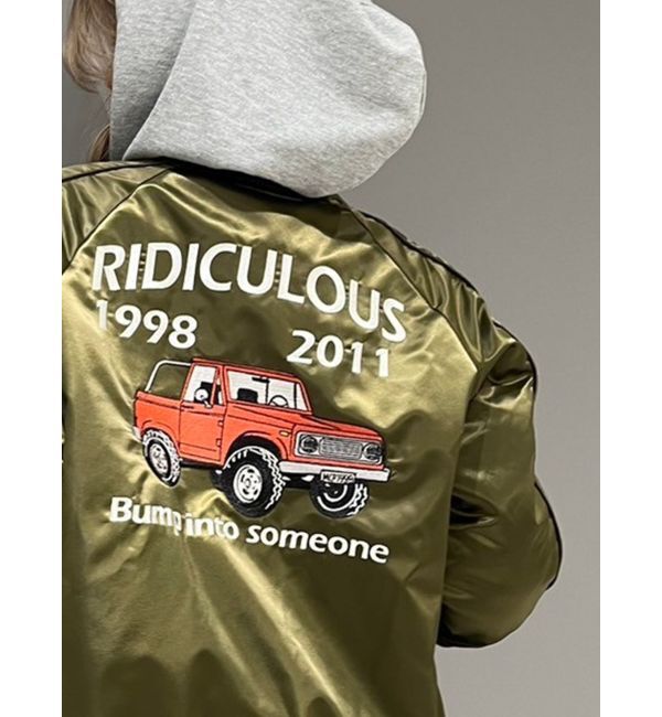 GYDA「【みちょぱコラボ】RIDICULOUS MCPサテンブルゾン」|ブルゾン・スタジャン|