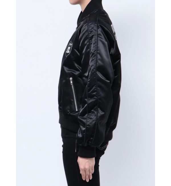 GYDA「【みちょぱコラボ】RIDICULOUS MCPサテンブルゾン」|ブルゾン・スタジャン|