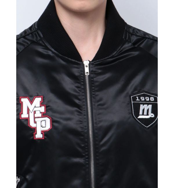 GYDA「【みちょぱコラボ】RIDICULOUS MCPサテンブルゾン」|ブルゾン・スタジャン|