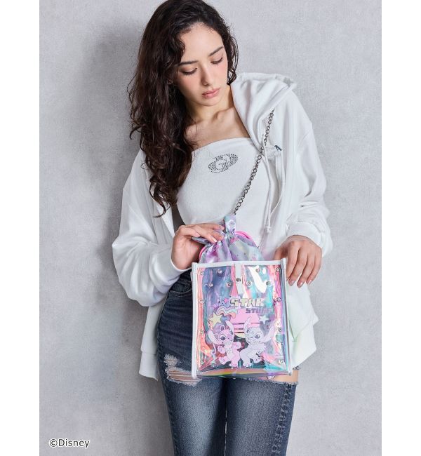 GYDA「スティッチ / GYDA bijouクリアBAG」|ショルダー・メッセンジャー|