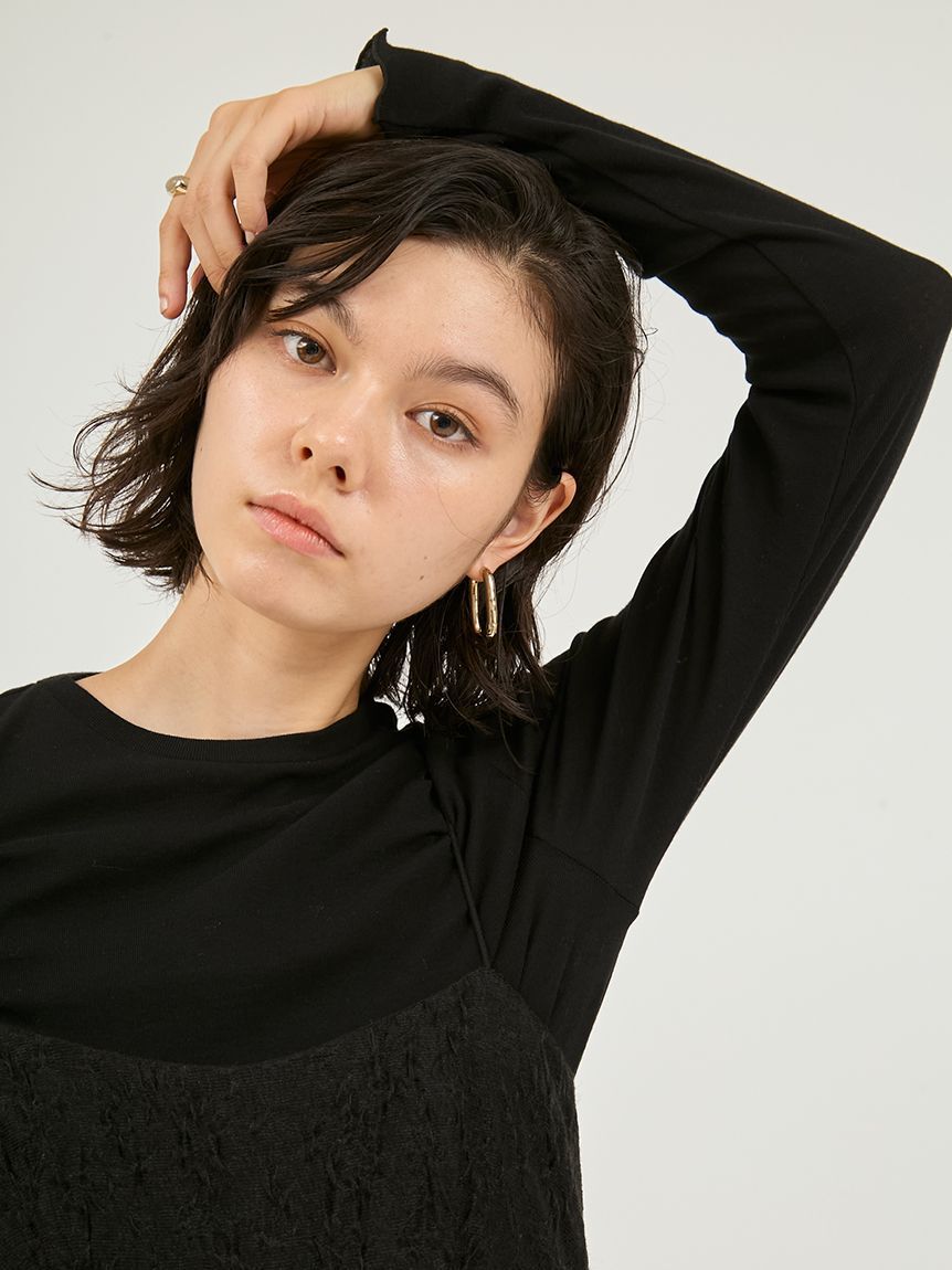 emmi atelier「【セットアイテム】フラワージャガードワンピース」|ワンピース|