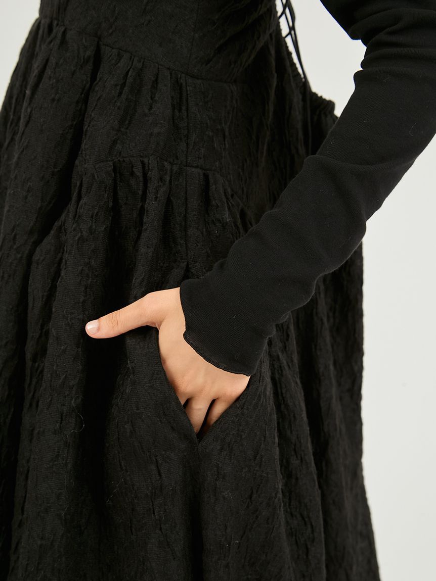 emmi atelier「【セットアイテム】フラワージャガードワンピース」|ワンピース|