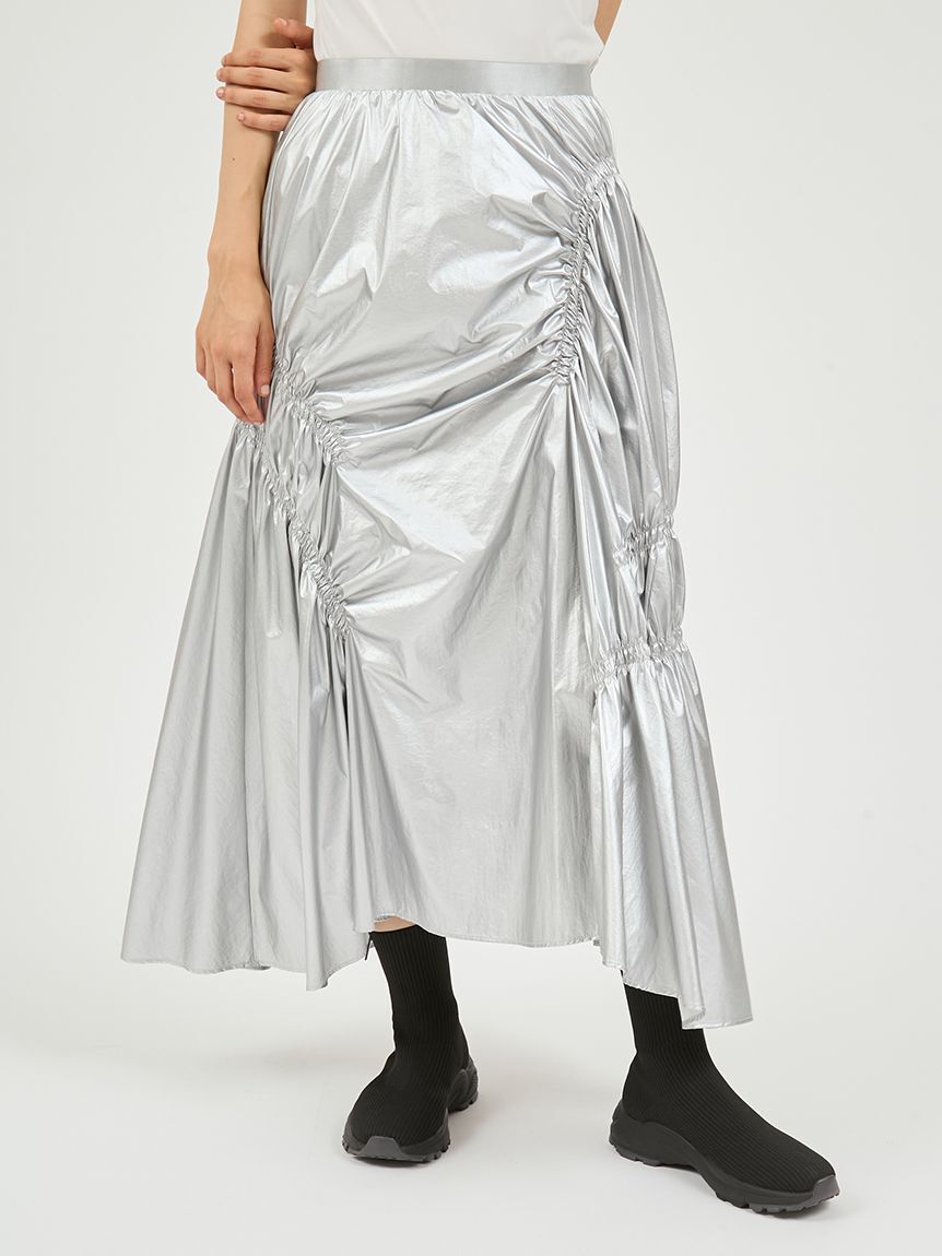 emmi atelier「ギャザーディテールボリュームスカート」|スカート|