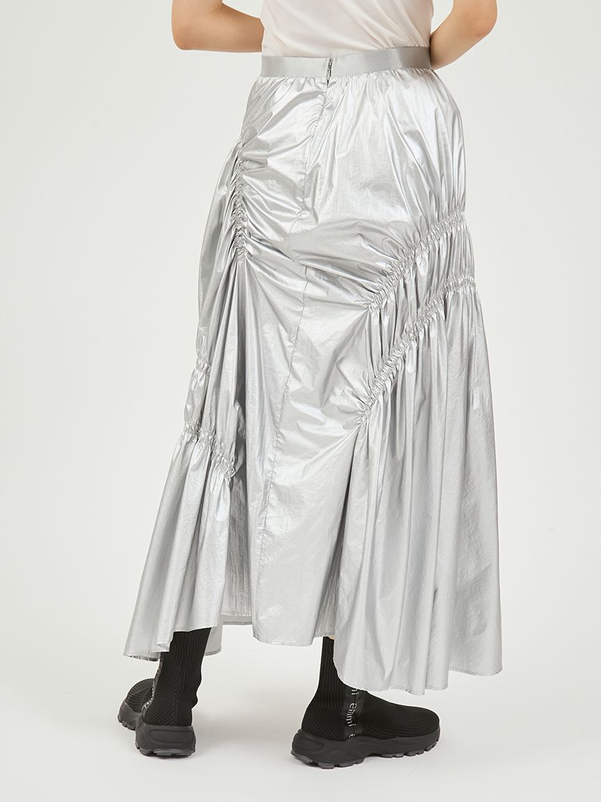 emmi atelier「ギャザーディテールボリュームスカート」|スカート|