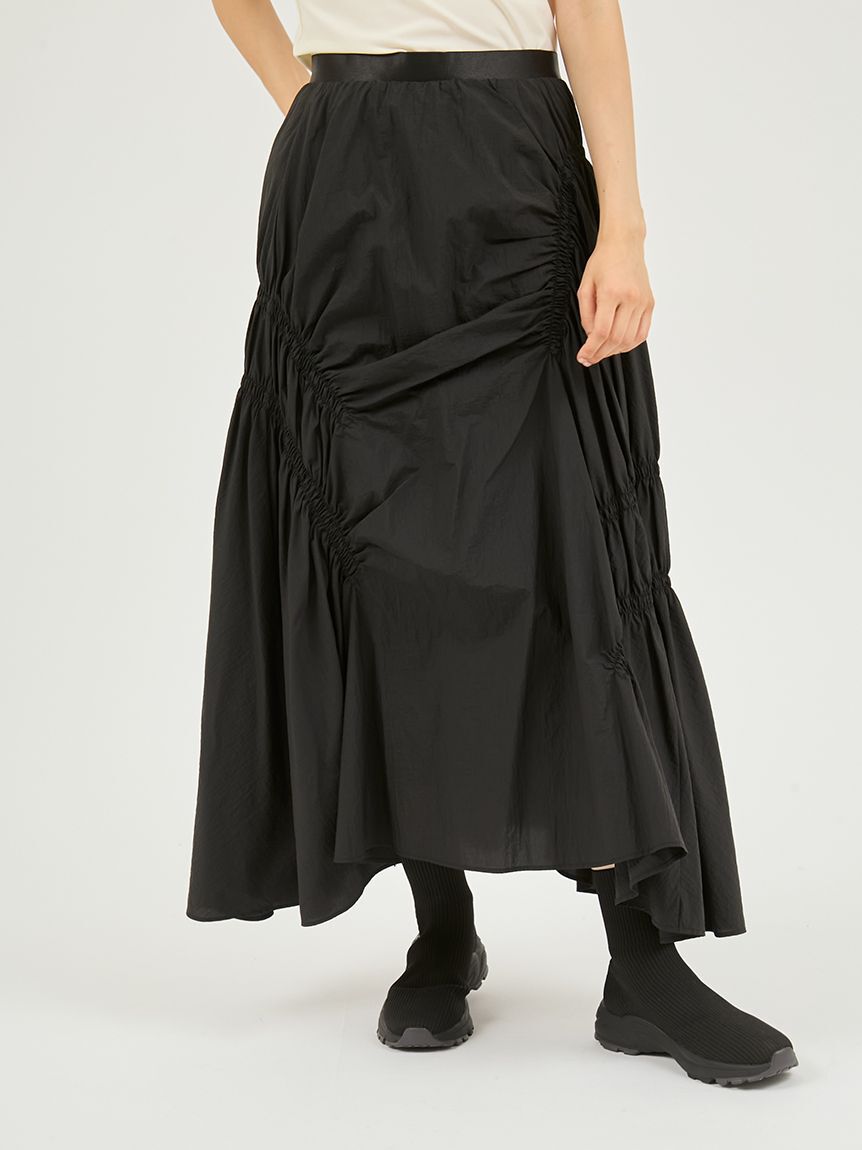 emmi atelier「ギャザーディテールボリュームスカート」|スカート|
