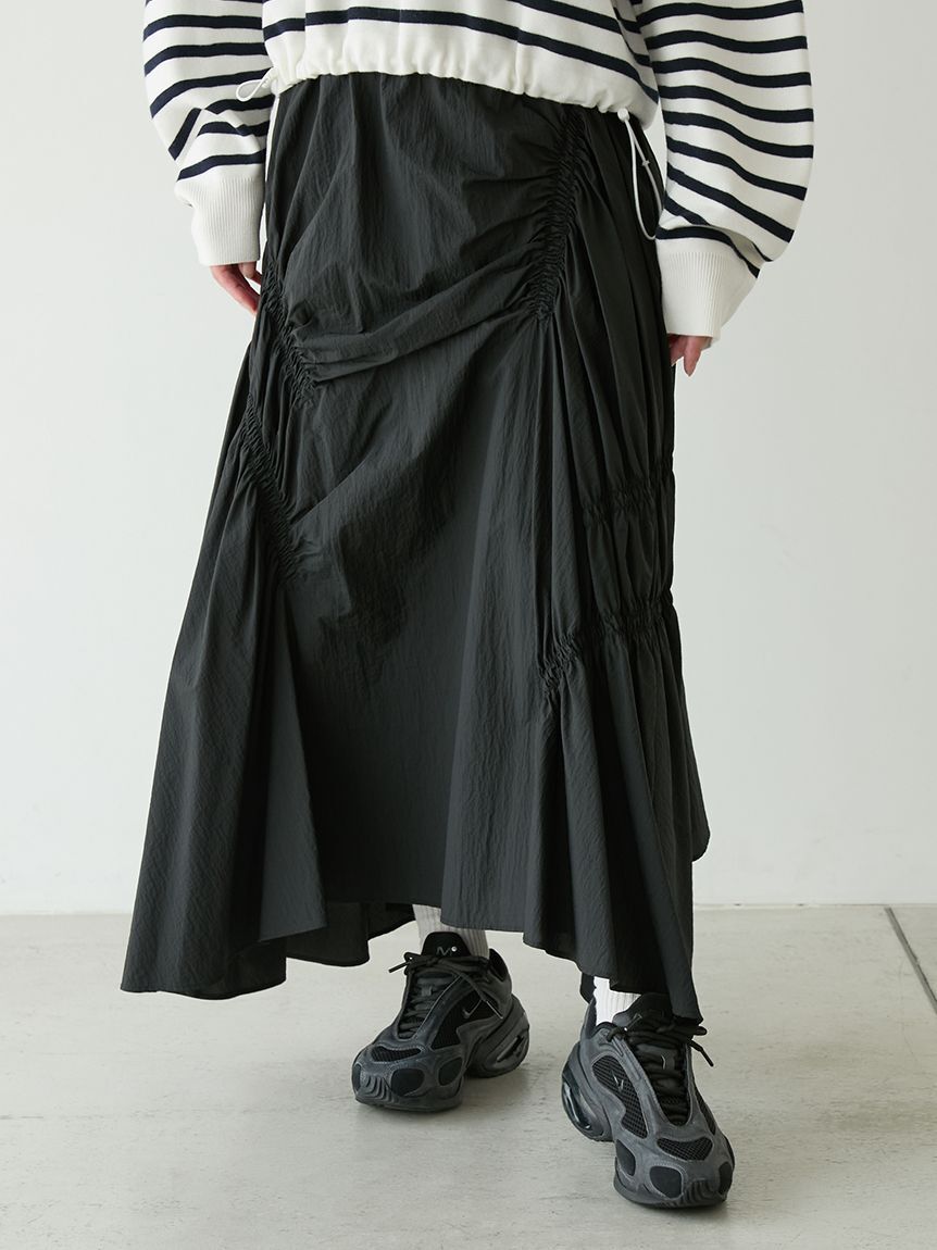 emmi atelier「ギャザーディテールボリュームスカート」|スカート|