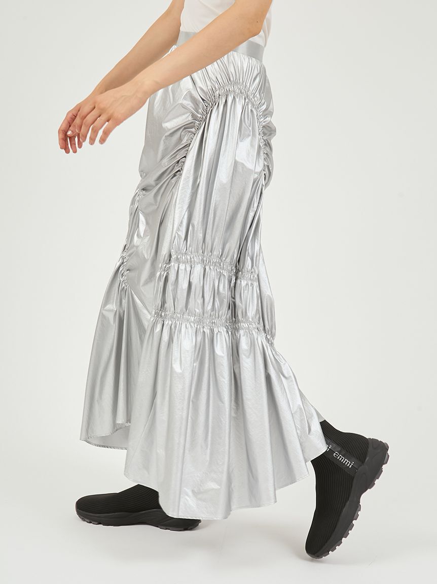 emmi atelier「ギャザーディテールボリュームスカート」|スカート|