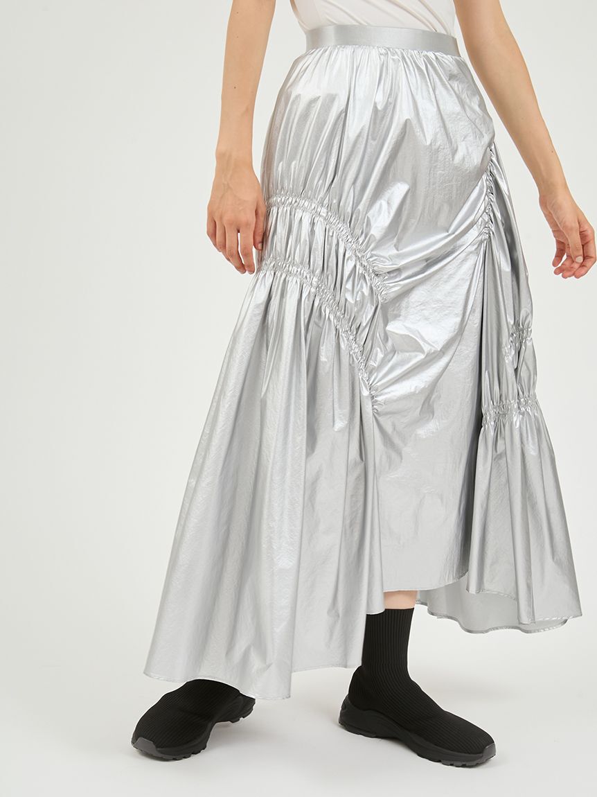 emmi atelier「ギャザーディテールボリュームスカート」|スカート|