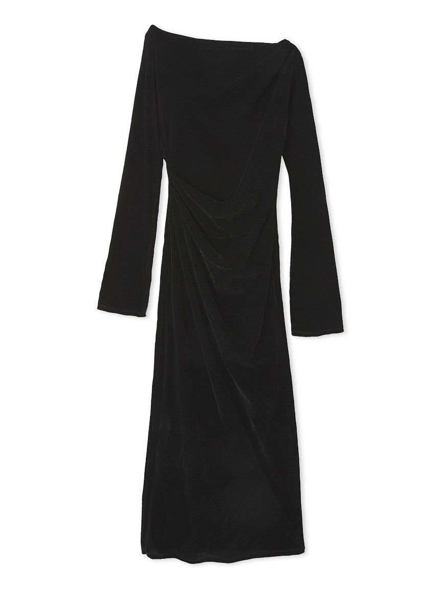 フロッキーベロアドレープドレス（SNIDEL）｜ルミネのファッション通販