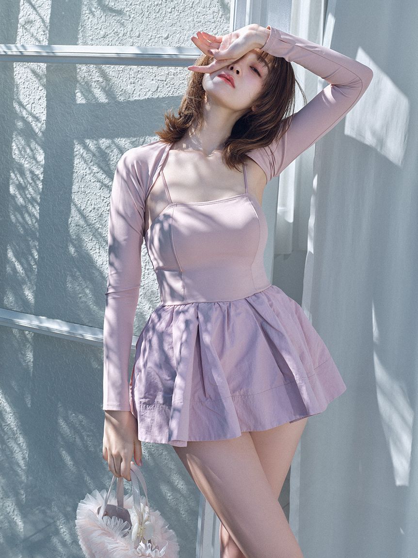 LILY BROWN「【限定カラー】チュール切り替え3wayトート」|トートバッグ|