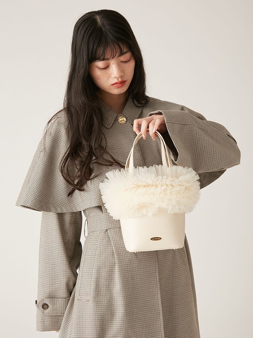 LILY BROWN「【限定カラー】チュール切り替え3wayトート」|トートバッグ|